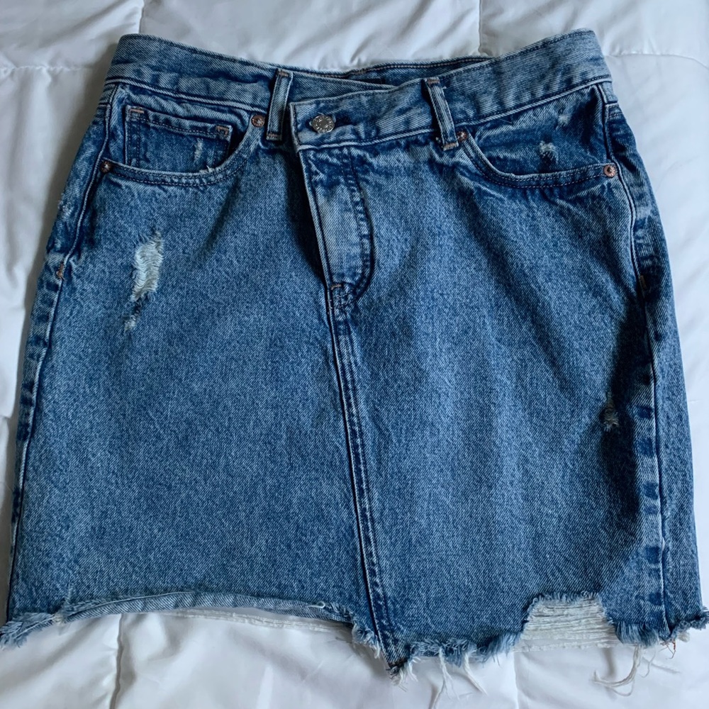 Denim Mini Skirt